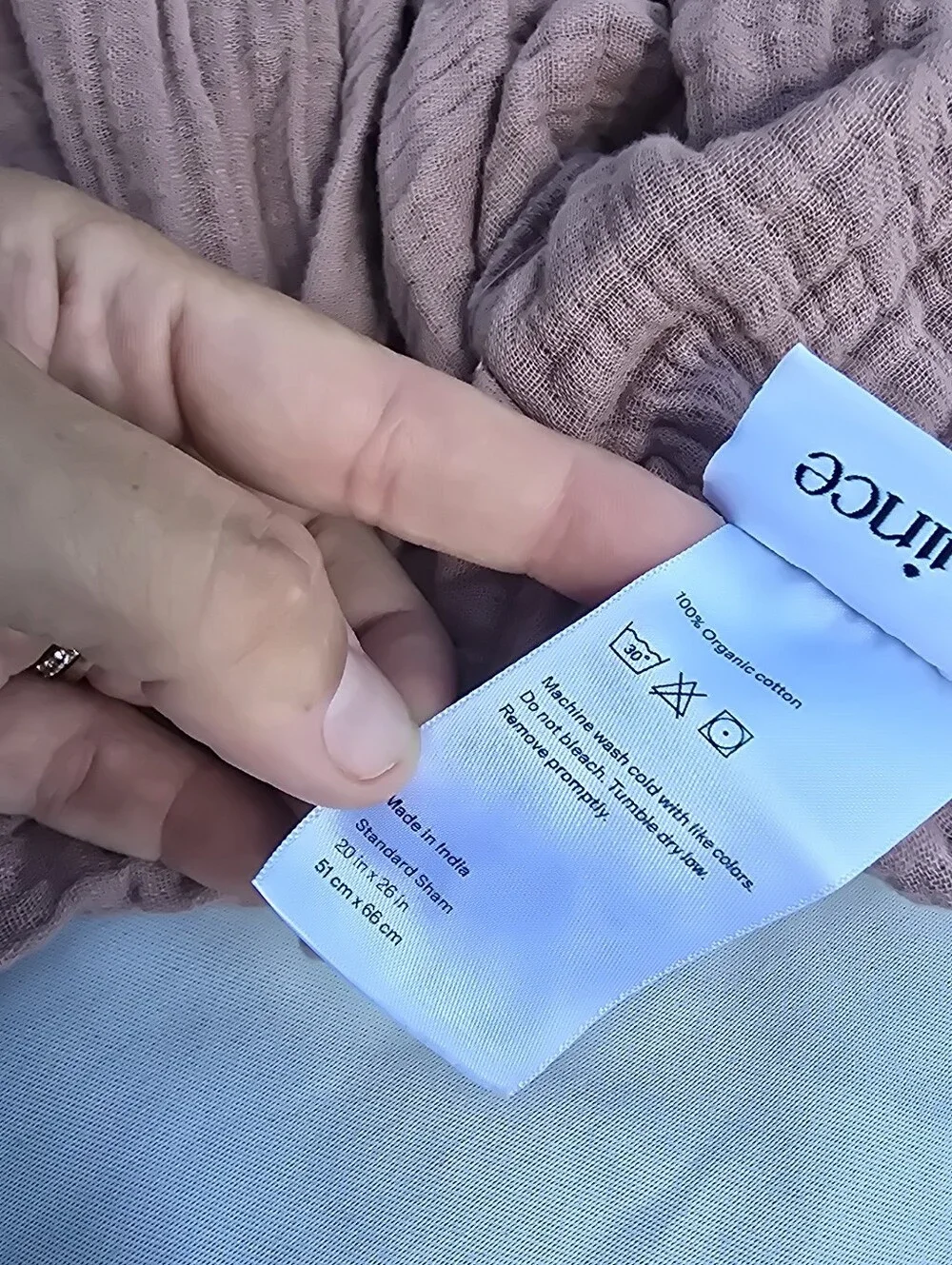 NWT Quince Twin Airy Gauze Dream Quilt Set 1 Sham Fig Organic Cotton